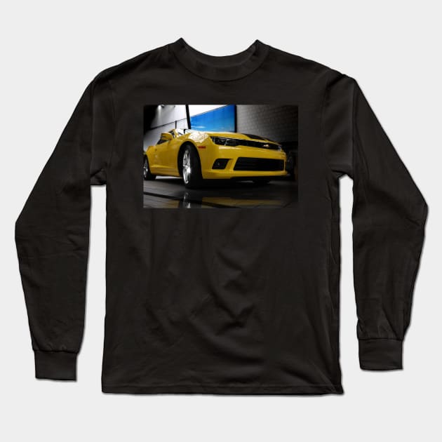 Chevrolet Camaro 2015, yellow Long Sleeve T-Shirt by hottehue